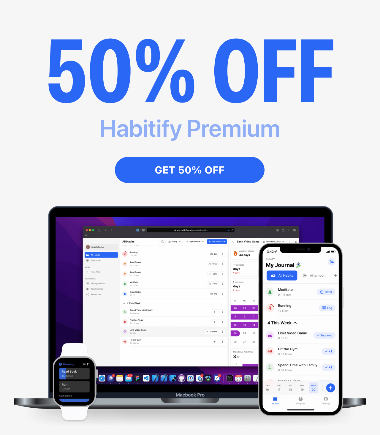 50% Off Premium